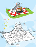 Tom and Jerry Copy Colouring Book