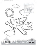 Dreamland Vehicles- It's Colour time with Stickers