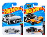 Hot Wheels 2019 Audi R8 Spyder and Mid Mill