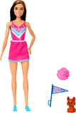 Barbie Cheerleader Fashion Doll Cheerleader Uniform Pompom Flag