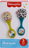 Fisher Price Rattle ‘n Rock Maracas Set Of 2 Baby Rattles, Newborn Toys, Neutral Colors