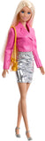 Barbie Doll with Clothes and Accessories, Blond Hair and 3 Party-Themed Mix-and-Match Outfits Including Dresses, Purses and Heels