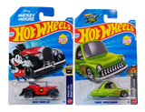 Hot Wheels Mickey Mouse Car and Tooned Purple Passion