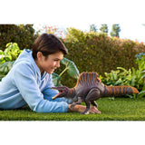 Jurassic World Rebirth Tail Thrasher Spinosaurus Action Figure, Dinosaur Toy With 2 Attack Moves