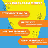 Kalakaram Mini Terracotta Jute Planter Craft Small & Fun Crafts