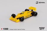 Mini GT 1088 Lotus 99T #12 Ayrton Senna 1987 Monaco Grand Prix Winner