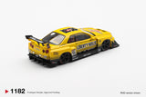 Mini GT 1182 Nissan LB-ER34 Super Silhouette SKYLINE Sport Yellow