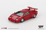 Mini GT 1192 Lamborghini Countach 25th Anniversary Red