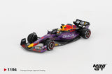 Mini GT 1194 Oracle Red Bull Racing RB19 #1 Max Verstappen 2023 F1 2023 Las Vegas GP Winner