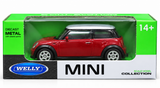Welly 1:64 Mini Cooper diecast model car in Red - Toy Marche