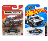 Matchbox 1985 Porsche 911 Rally and Hot Wheels Twin Dorado