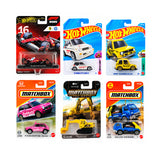 Hot Wheels F1 2025 Scuderia Ferrari HP #16 , '85 Honda City Turbo II, Tooned Volkswagen Golf MK1, Matchbox 1970 Honda N600 Off-Road, MBX Excavtor and Bucket Tipper