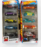 Hot Wheels 5 Car Pack - HW Motor Show and X- Raycers