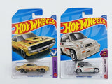 Hot Wheels '70 Plymouth AAR Cuda and 85 Honda City Turbo II