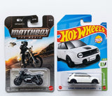 Matchbox The Movie 2024 Triumph Scrambler And Hot Wheels 2020 Honda e