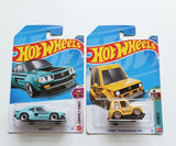 Hot Wheels Mazda RX-3 And Tooned Volkswagen Golf
