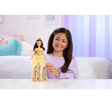 Disney Princess Enchanted Stories Belle Fashion Doll With Sparkling Dress & Accessories, Posable