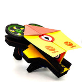 Becre8v Motorized Plane Launcher with Power Shooter - Science and Electronics Kit