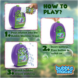 Bubble Magic Dinosaur Theme Bubble Making Machine With 118 ml Solution