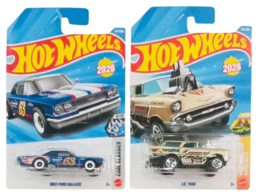 Hot Wheels 1963 Ford Galaxie And Lil' Mad