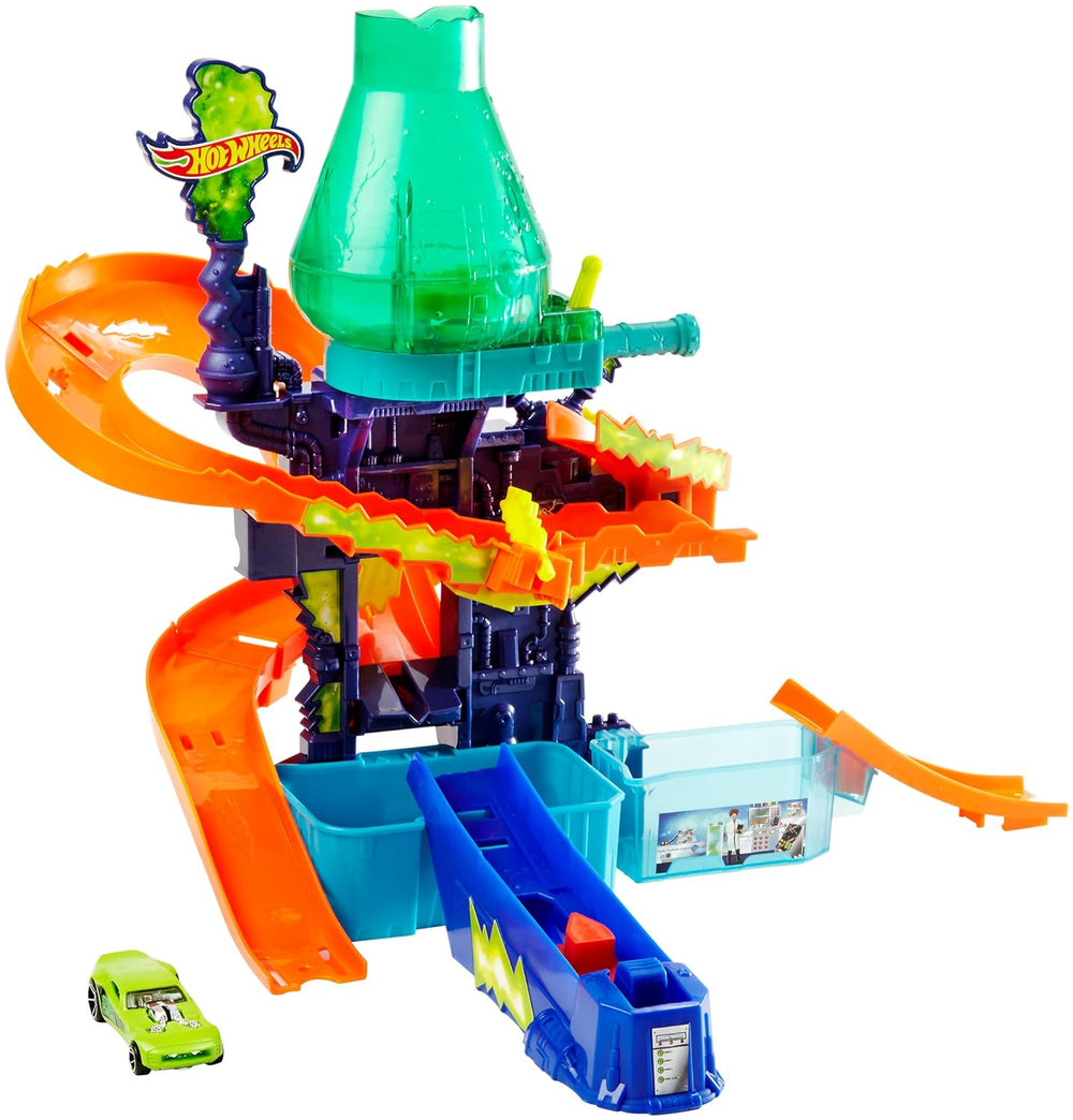 Hot Wheels City Color Shifters - Color Splash Science Lab Track Set