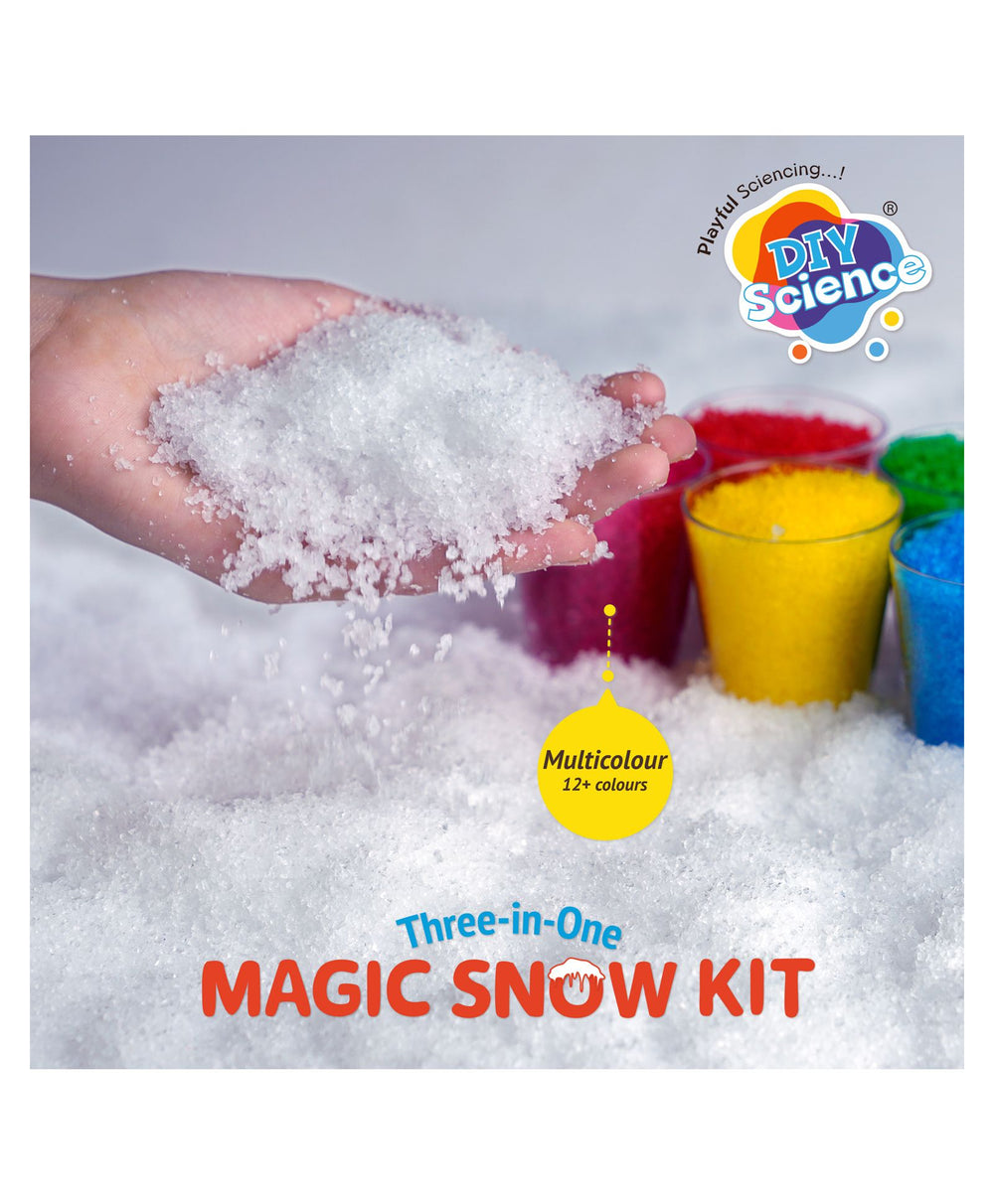 DIY Science Three-in-One Magic Snow Kit
