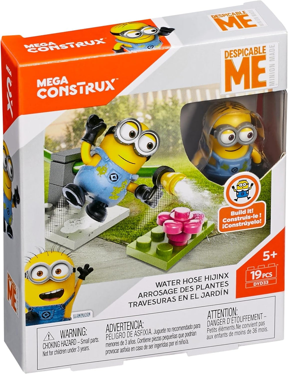 Mega Construx Despicable Me Minion Made Water Hose Hijinx