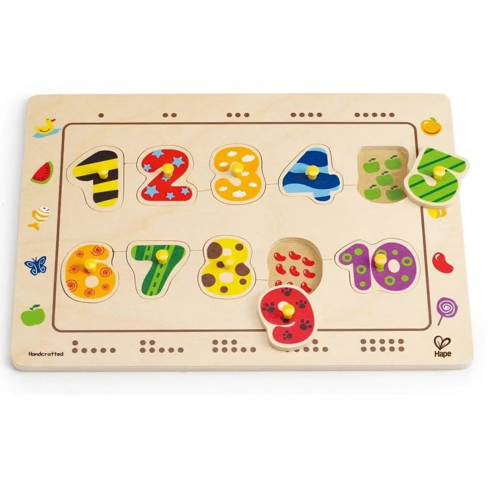 Hape Numbers Matching Puzzle