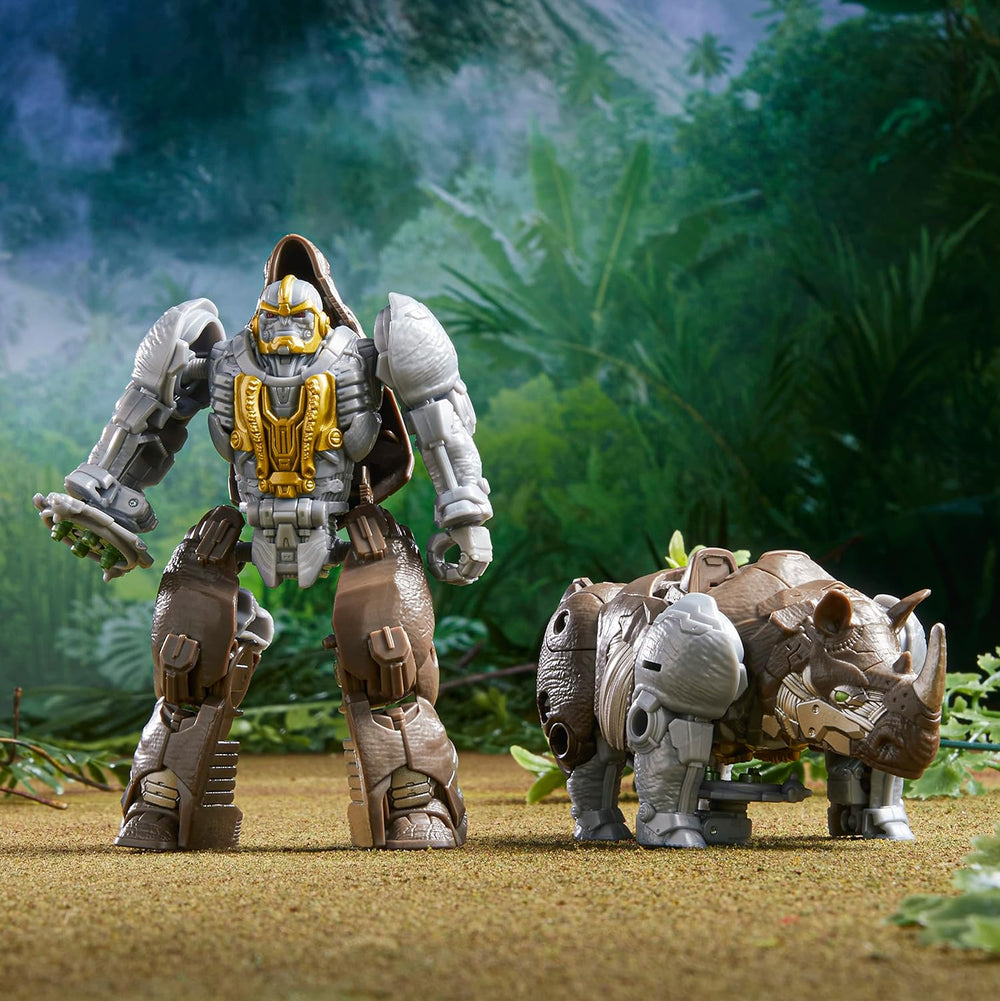 Hasbro Transformers: Rise of The Beasts Movie Beast Alliance Battle Changers Rhinox Action 4.5 inch
