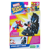 Hasbro Marvel Stunt Squad Spider-Man vs. Venom Playset with Action Figures (1.5”)