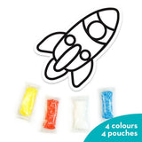 Imagimake Window Art Rocket
