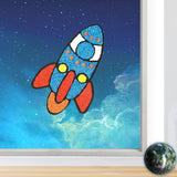 Imagimake Window Art Rocket