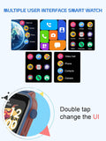Spiky GNOME 4g Video & Voice Calling Smartwatch Blue