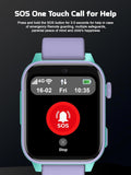 Spiky GNOME 4g Video & Voice Calling Smartwatch Purple