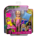 Barbie It Takes Two Chelsea Camping Doll With Pet Owl & Accessories And Barbie Camping Adventure Picture Book