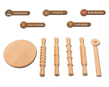 Hilife Clay Time Rolling Pin And Board