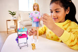 Barbie “Malibu” Stylist Doll & 14 Accessories Playset, Hair & Makeup Theme With Puppy & Styling Cart