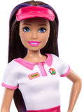 Barbie Skipper First Jobs, Pizzeria Waitress Doll With Accessories, includes Pizza & Takeout Box