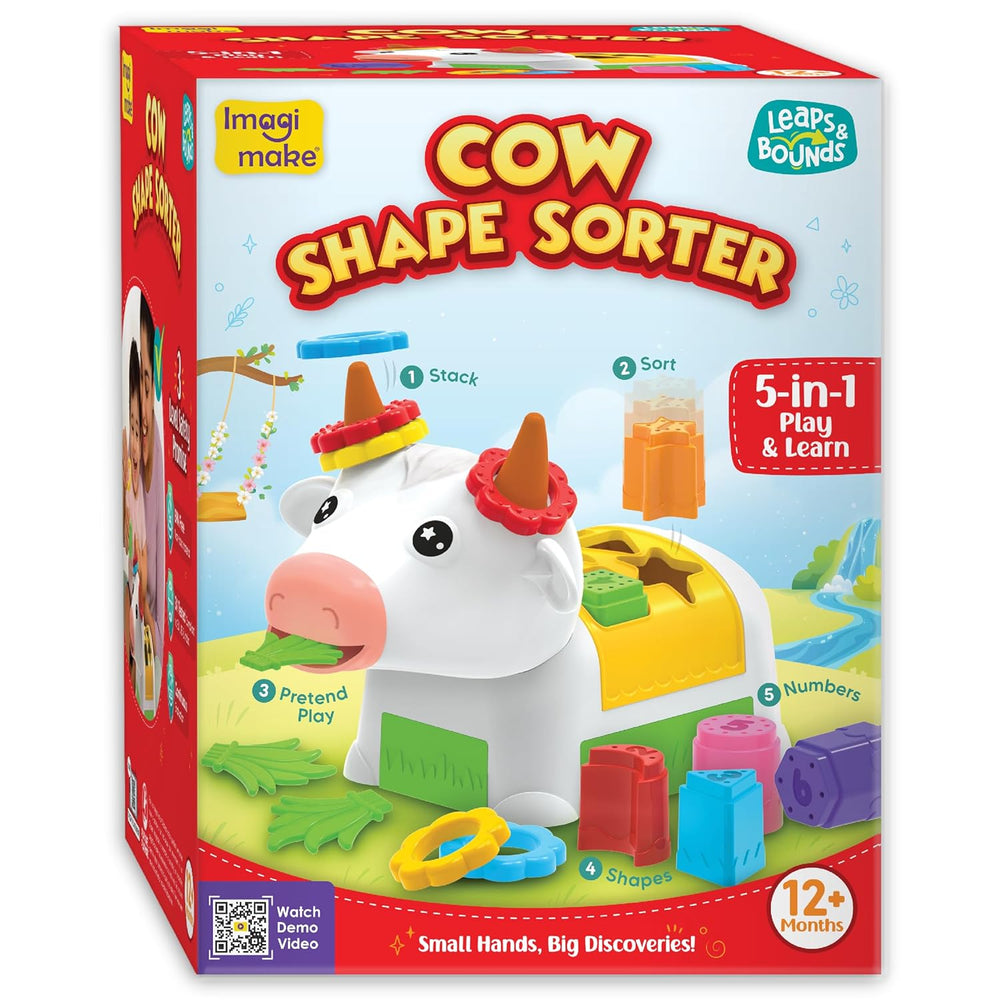 Imagimake Leaps & Bounds - Cow Shape Sorter