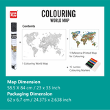 Unik Play Colouring World Map