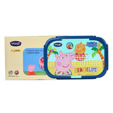 YOUP CANDY-850 ml Stainless Steel Insulated Peppa Pig Lunch Box with Fork & Spoon