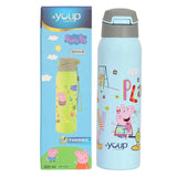 Youp GOOGLIE- 500 ml Stainless Steel Peppa Pig Theme Kids