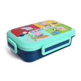 YOUP Stainless Steel Peppa Pig Theme Kids Bento Lunch Box With 3 Compartments SUBLIME - 900 ml