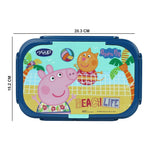 YOUP CANDY-850 ml Stainless Steel Insulated Peppa Pig Lunch Box with Fork & Spoon