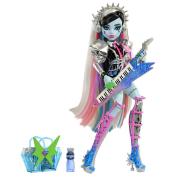 Monster High Amped Up Frankie Stein doll detail