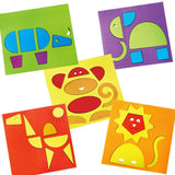 Imagimake Make With Shapes Animals Theme
