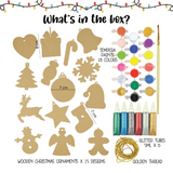 Kalakaram Christmas Ornaments Painting Kit