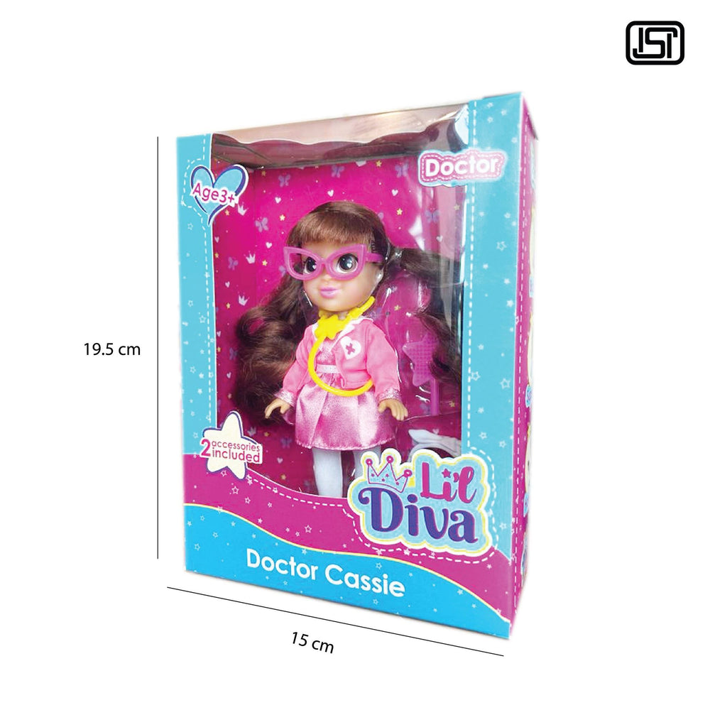 Lil Diva Doll - Doctor Cassie 6 inch