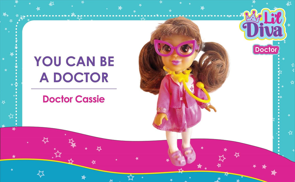 Lil Diva Doll - Doctor Cassie 6 inch