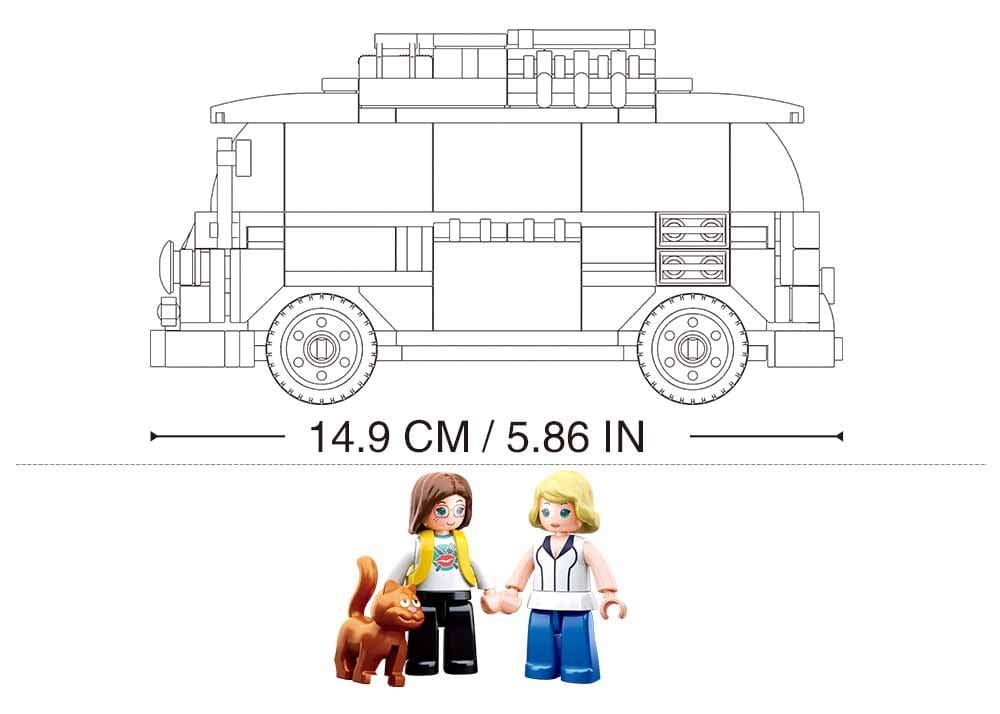 Sluban Model Bricks T1 Car
